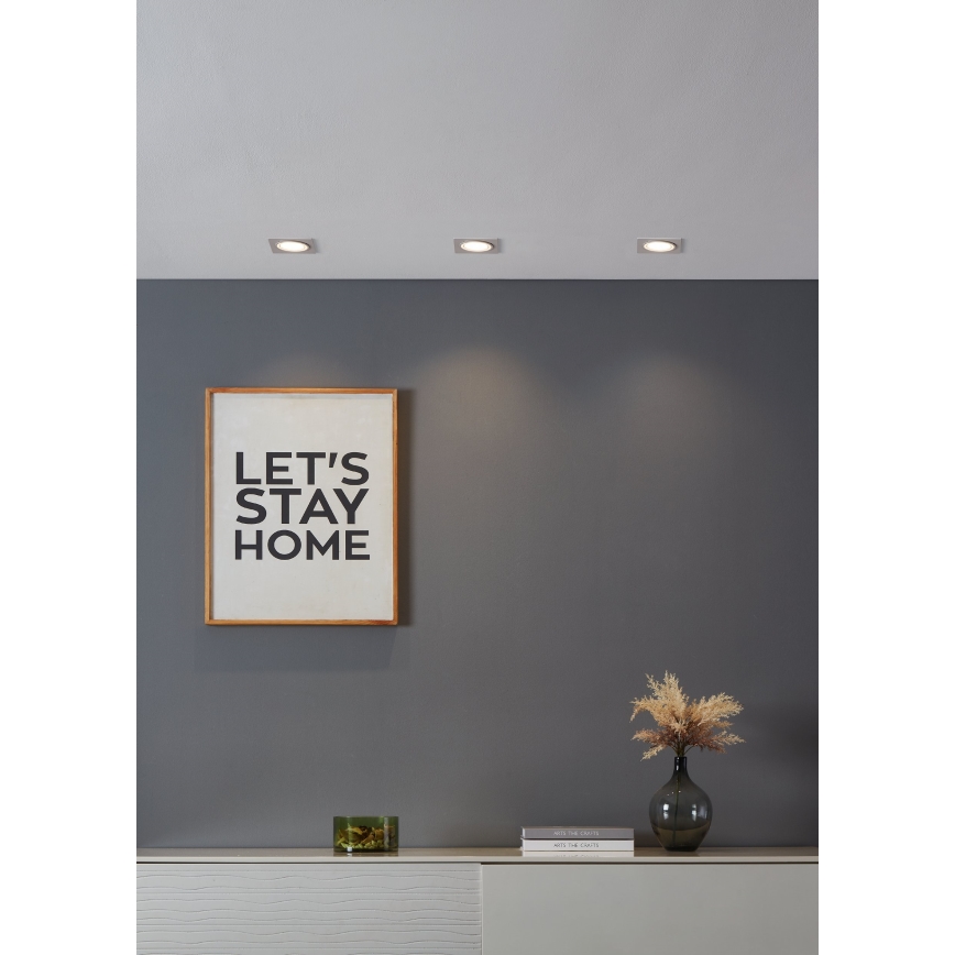 Eglo - LED RGBW Foco de encastrar com regulação LED/4,7W/230V branco