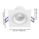 Eglo - LED RGBW Foco de encastrar com regulação LED/4,7W/230V branco
