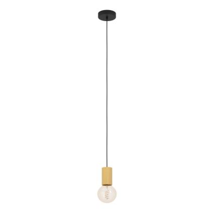 Eglo - Candelabro suspenso 1xE27/40W/230V castanho