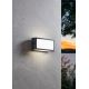 Eglo - Iluminação de parede exterior LED LED/10,5W/230V antracite IP54