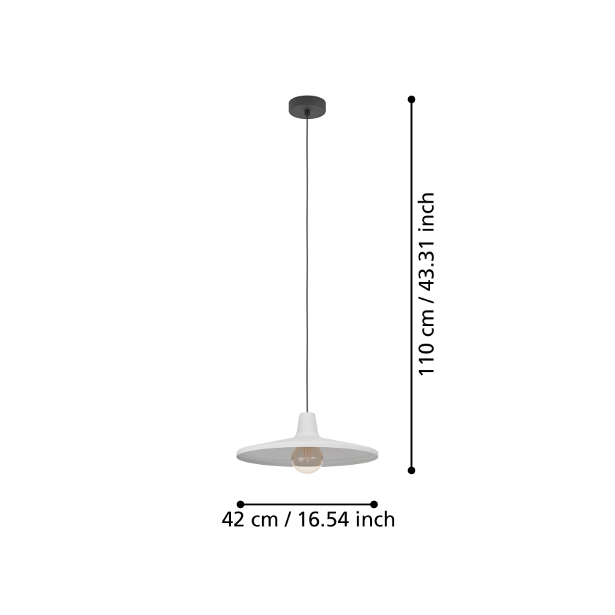 Eglo - Candelabro suspenso 1xE27/40W/230V