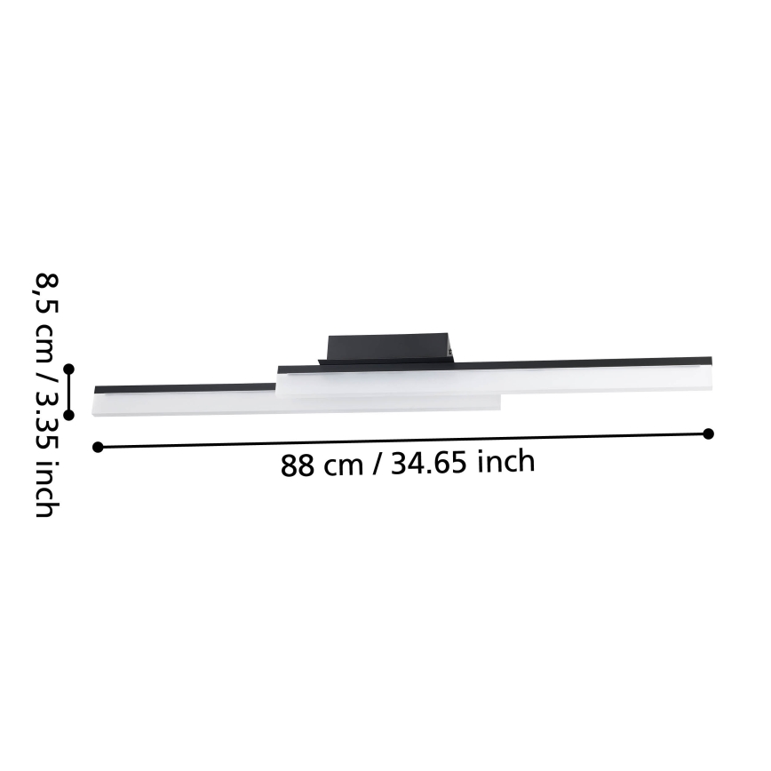 Eglo - Iluminação de teto de casa de banho LED 2xLED/11W/230V IP44