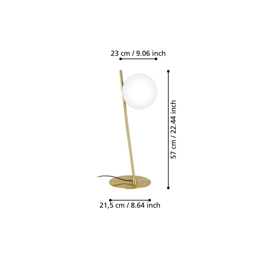 Eglo - Candeeiro de mesa 1xE27/40W/230V