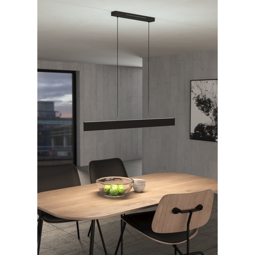 Eglo - LED RGBW Candelabro suspenso com regulação LED/38W/230V 2700-6500K preto
