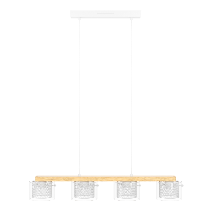 Eglo - Candeeiro suspenso LED RGBW com regulação 4xLED/3,7W/230V 2700-6500K