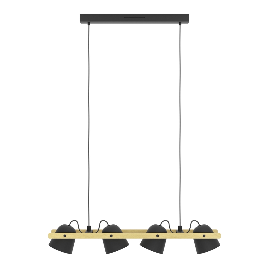 Eglo - Candeeiro suspenso LED RGBW com regulação 4xLED/3,7W/230V 2700-6500K