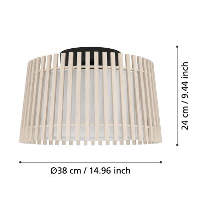 Eglo - Iluminação de teto 1xE27/25W/230V