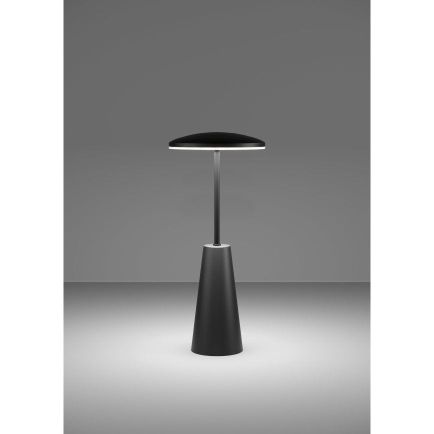 Eglo - Candeeiro de exterior LED tátil com regulação LED/2,8W/5V 2400K/3000K/4000K 5200 mAh IP54 preto