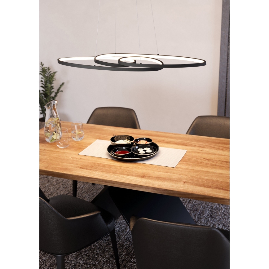 Eglo - Candelabro suspenso LED com regulação LED/38W/230V