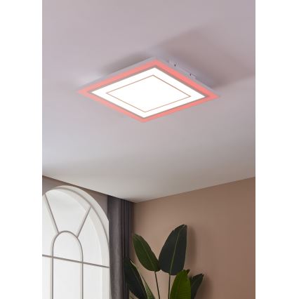 Eglo - Iluminação de teto LED RGBW com regulação LED/29W/230V 3000-6500K + controlo remoto