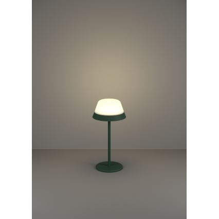 Eglo - Candeeiro de exterior LED RGBW tátil regulável 2em1 LED/1,5W/5V 2600 mAh IP54 verde