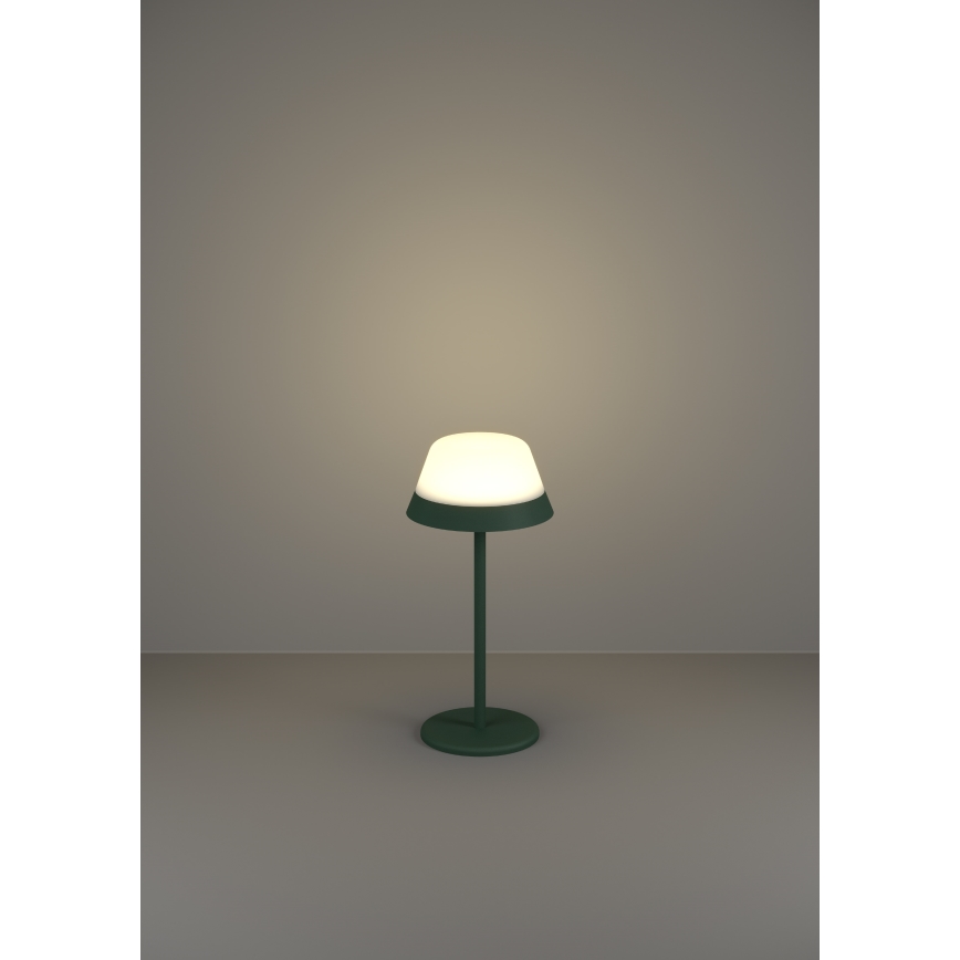 Eglo - Candeeiro de exterior LED RGBW tátil regulável 2em1 LED/1,5W/5V 2600 mAh IP54 verde