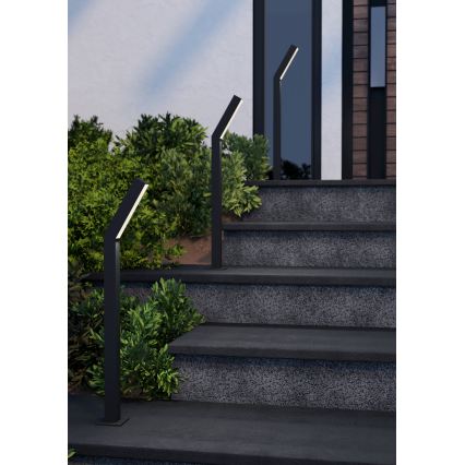 Eglo - Luminária exterior LED 2xLED/4,5W/230V IP44 preta