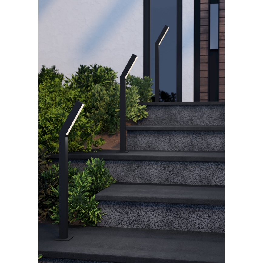 Eglo - Luminária exterior LED 2xLED/4,5W/230V IP44 preta