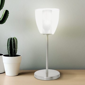 EGLO 90101 - Candeeiro de mesa OLBIA 1xG9/9W cromado mate