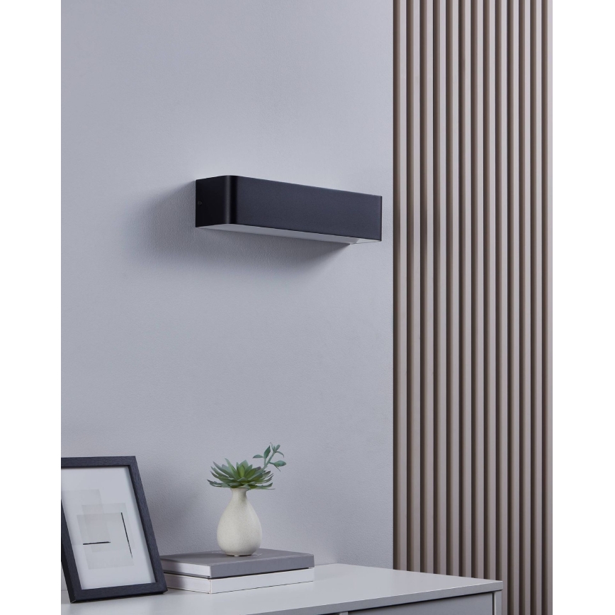 Eglo - Iluminação de parede LED LED/12W/230V 3000K preto