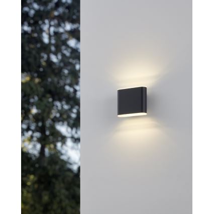 Eglo - Iluminação de parede exterior LED 2xLED/2,9W/230V 3000K/4000K/6500K IP65