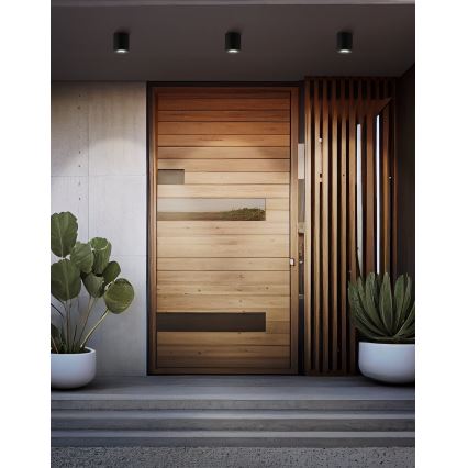 Eglo - Foco exterior 1xGU10/5W/230V diâmetro 8 cm IP44