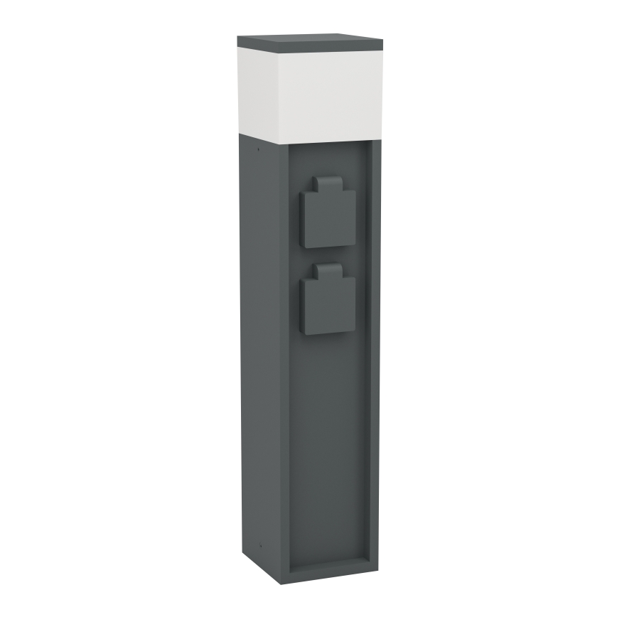 Eglo - Candeeiro exterior com 2 casquilhos 1xE27/25W/230V IP54 antracite