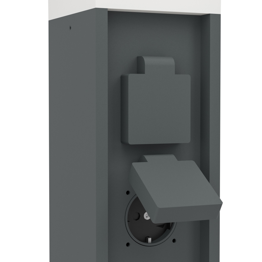 Eglo - Candeeiro exterior com 2 casquilhos 1xE27/25W/230V IP54 antracite