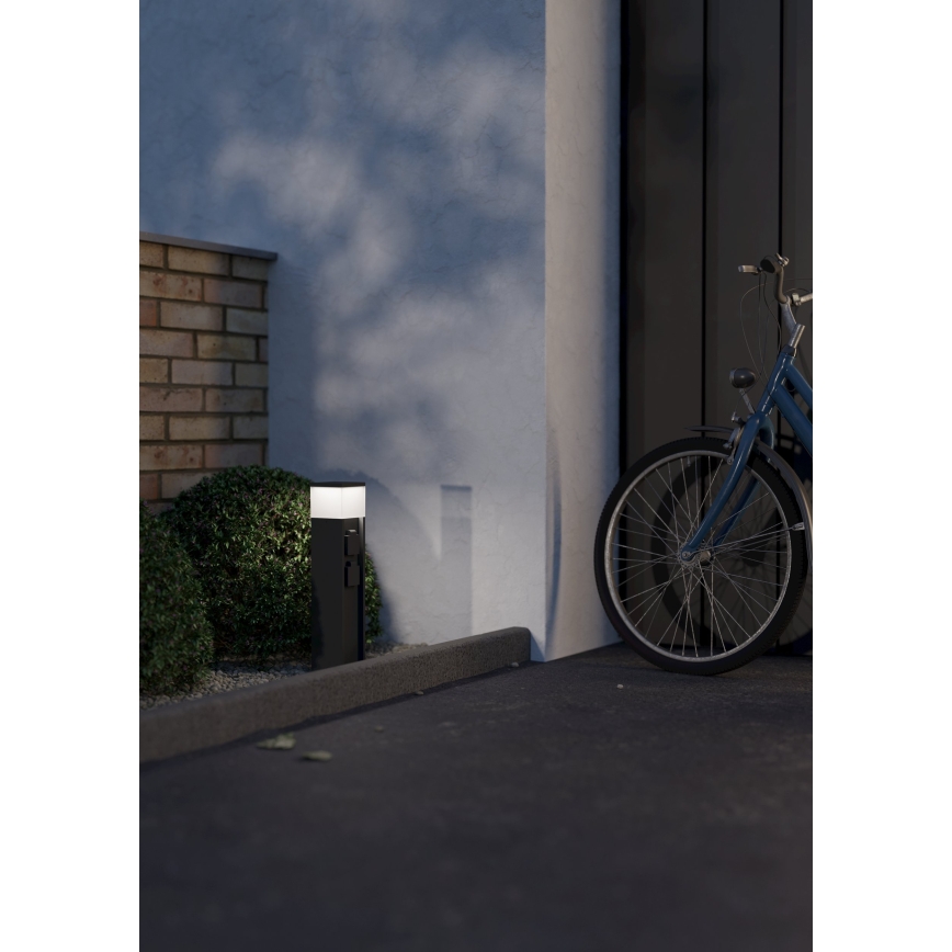 Eglo - Candeeiro exterior com 2 casquilhos 1xE27/25W/230V IP54 antracite