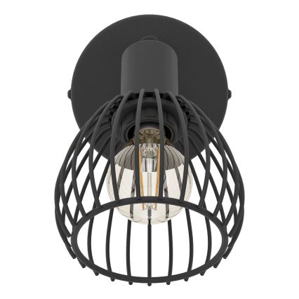 Eglo - Iluminação de parede 1xE14/40W/230V preto