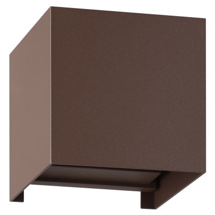 Eglo - Iluminação de parede exterior LED 2xLED/2,8W/230V IP54 castanho