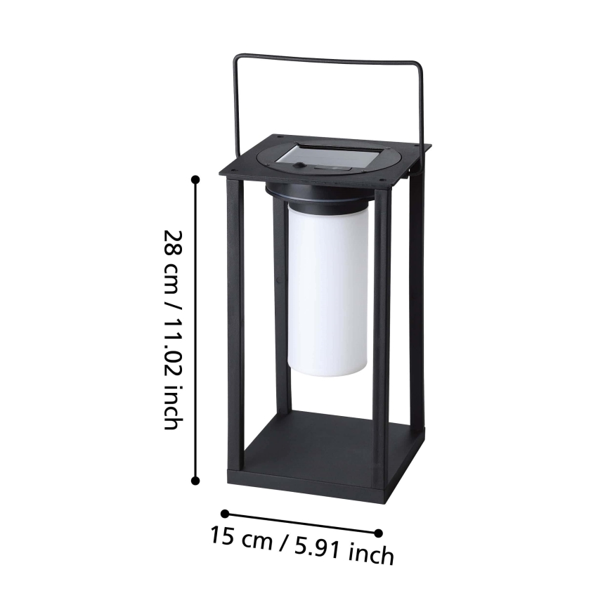 Eglo - Candeeiro de mesa LED solar LED/3,3W/3,7V IP44