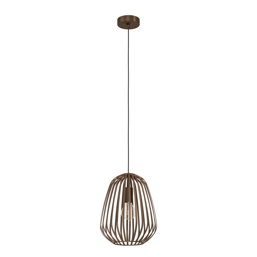 Eglo - Lustre suspenso com cabo, 1xE27/40W/230V, acabamento em bronze