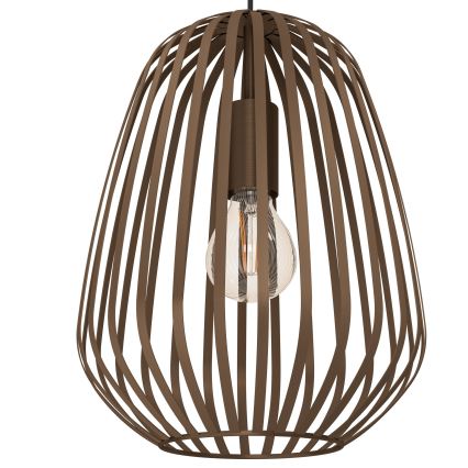 Eglo - Lustre suspenso com cabo, 1xE27/40W/230V, acabamento em bronze