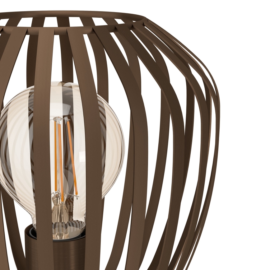 Eglo - Lâmpada de mesa 1xE27/40W/230V bronze