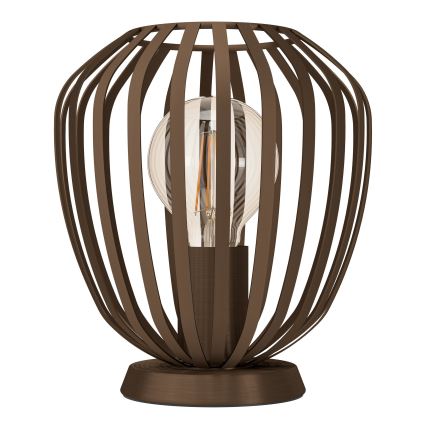 Eglo - Lâmpada de mesa 1xE27/40W/230V bronze