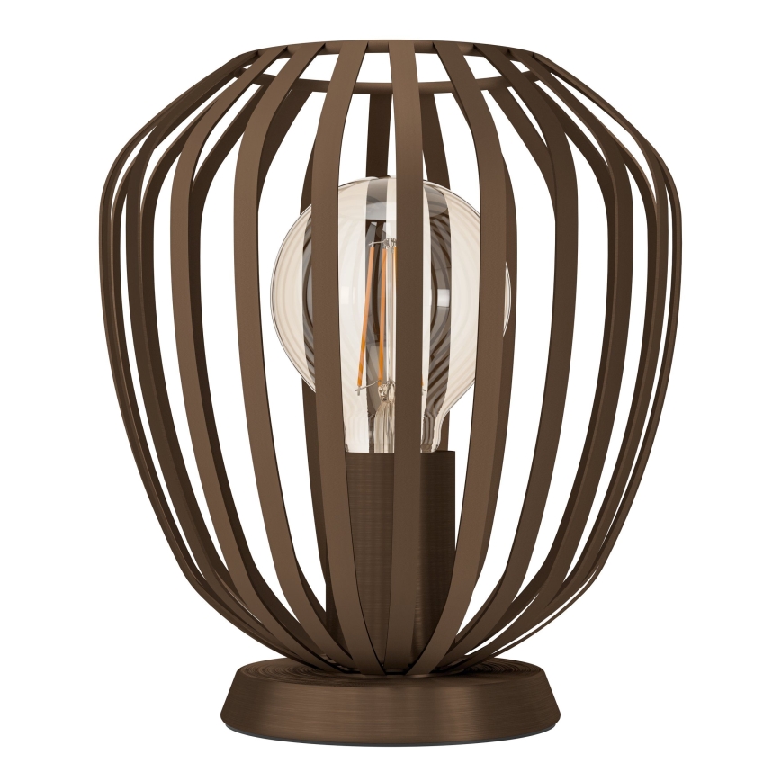 Eglo - Lâmpada de mesa 1xE27/40W/230V bronze
