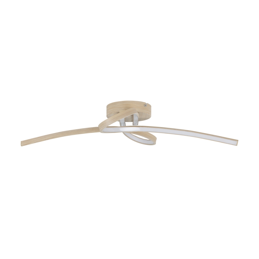Eglo - Candeeiro de tecto LED/20,5W/230V castanho