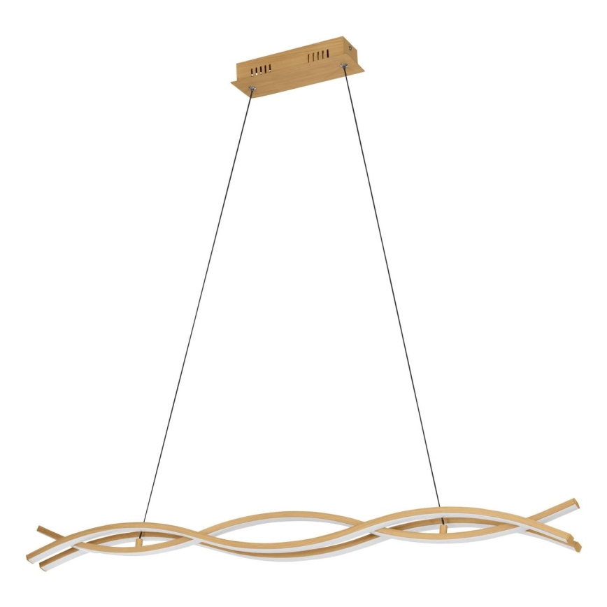 Eglo - Lustre LED suspenso por cabo LED/35W/230V dourado