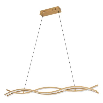 Eglo - Lustre LED suspenso por cabo LED/35W/230V bege