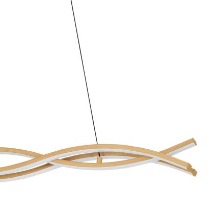 Eglo - Lustre LED suspenso por cabo LED/35W/230V bege