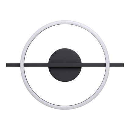 Eglo - Iluminação de teto LED RGBW com regulação LED/17W/230V 2700-6500K preto + comando