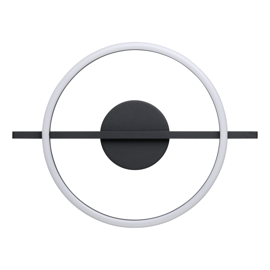 Eglo - Iluminação de teto LED RGBW com regulação LED/17W/230V 2700-6500K preto + comando