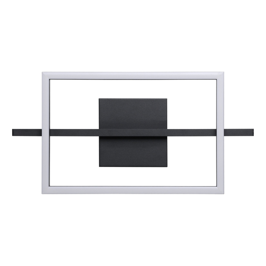 Eglo - Iluminação de teto LED RGBW com regulação LED/17W/230V 2700-6500K preto + comando