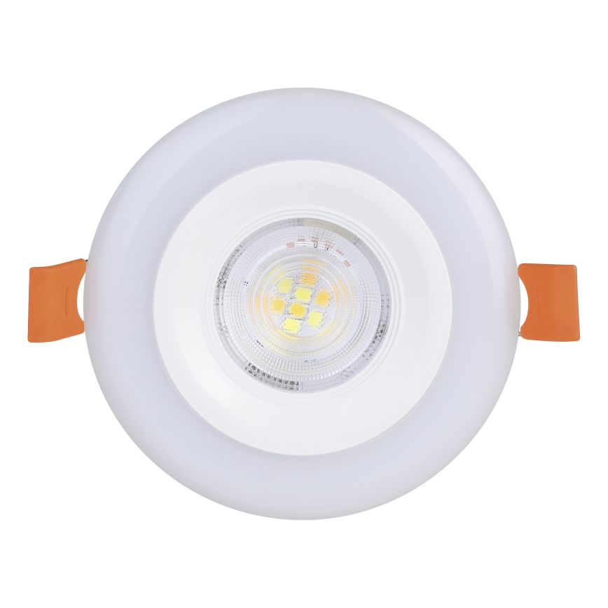 Eglo - Conjunto de 3 luminárias LED RGBW encastradas e dimerizáveis para casa de banho LED/3,8W/230V 2700-6500K IP44 + comando remoto
