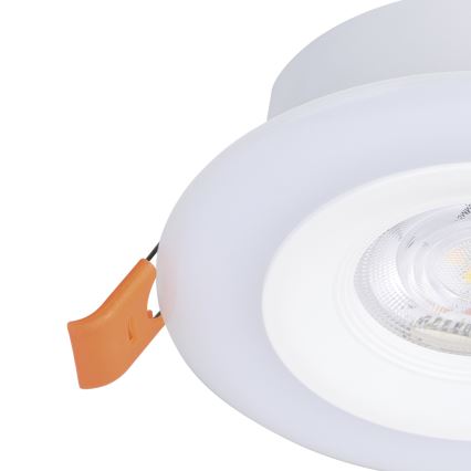 Eglo - Conjunto de 3 luminárias LED RGBW encastradas e dimerizáveis para casa de banho LED/3,8W/230V 2700-6500K IP44 + comando remoto