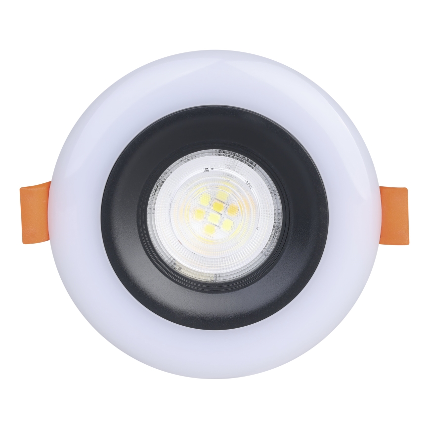 Eglo - Conjunto de 3 luminárias de encastrar para casa de banho LED RGBW dimerizáveis LED/3,8W/230V 2700–6500K IP44 + comando à distância