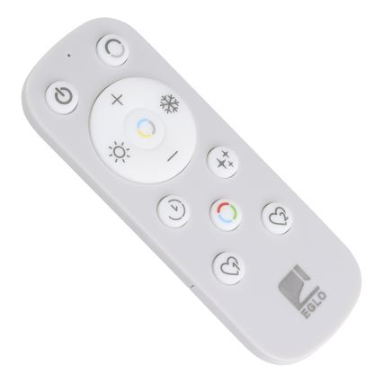 Eglo - Conjunto de 3 luminárias de encastrar para casa de banho LED RGBW dimerizáveis LED/3,8W/230V 2700–6500K IP44 + comando à distância