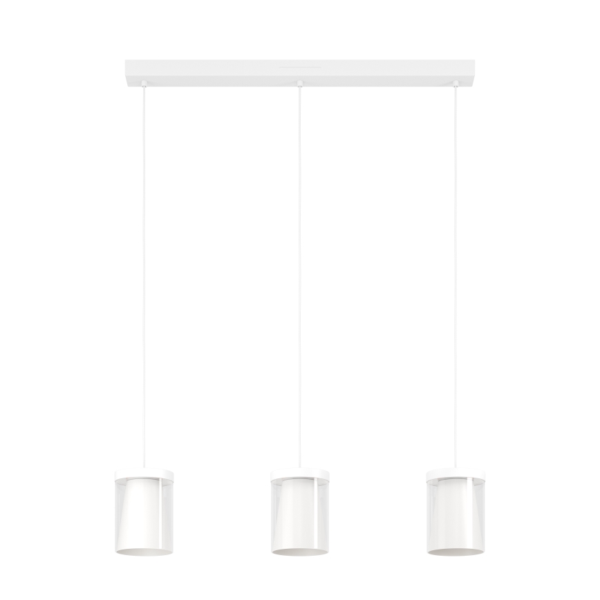 Eglo - Candeeiro suspenso LED RGBW com regulação 3xLED/3,7W/230V 2700-6500K branco ZigBee