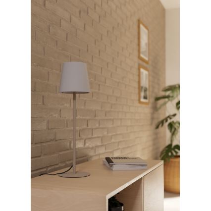 Eglo - Candeeiro de mesa 1xE14/40W/230V creme/branco