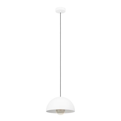 Eglo - Candeeiro suspenso 1xE27/40W/230V diâmetro 30 cm branco