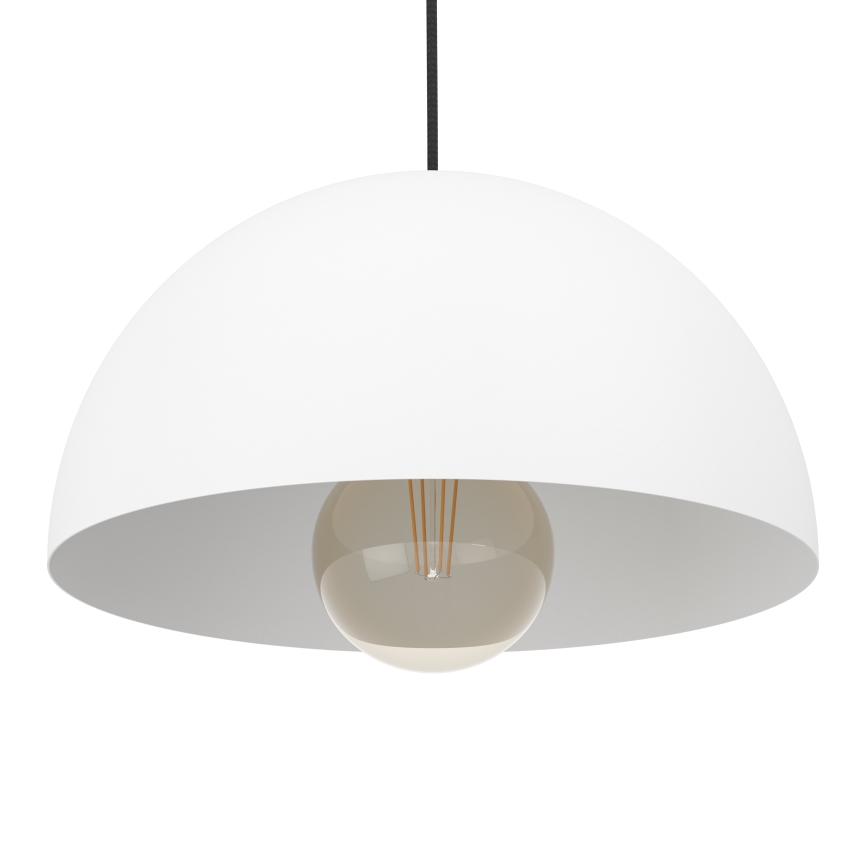 Eglo - Candeeiro suspenso 1xE27/40W/230V diâmetro 30 cm branco