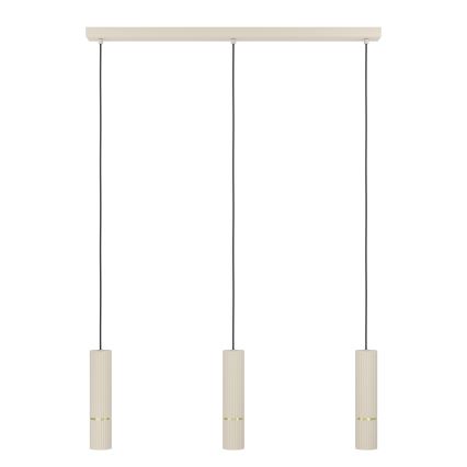 Eglo - Candeeiro suspenso LED 3xGU10/5W/230V 3000K bege
