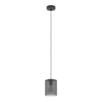 Eglo - Candeeiro suspenso 1xE27/40W/230V cinzento